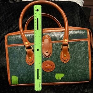 Dooney & Bourke Green and Brown Satchel